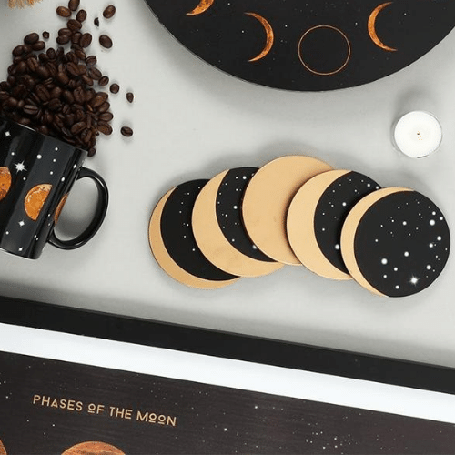 Wholesale Moon Phases Coasters
